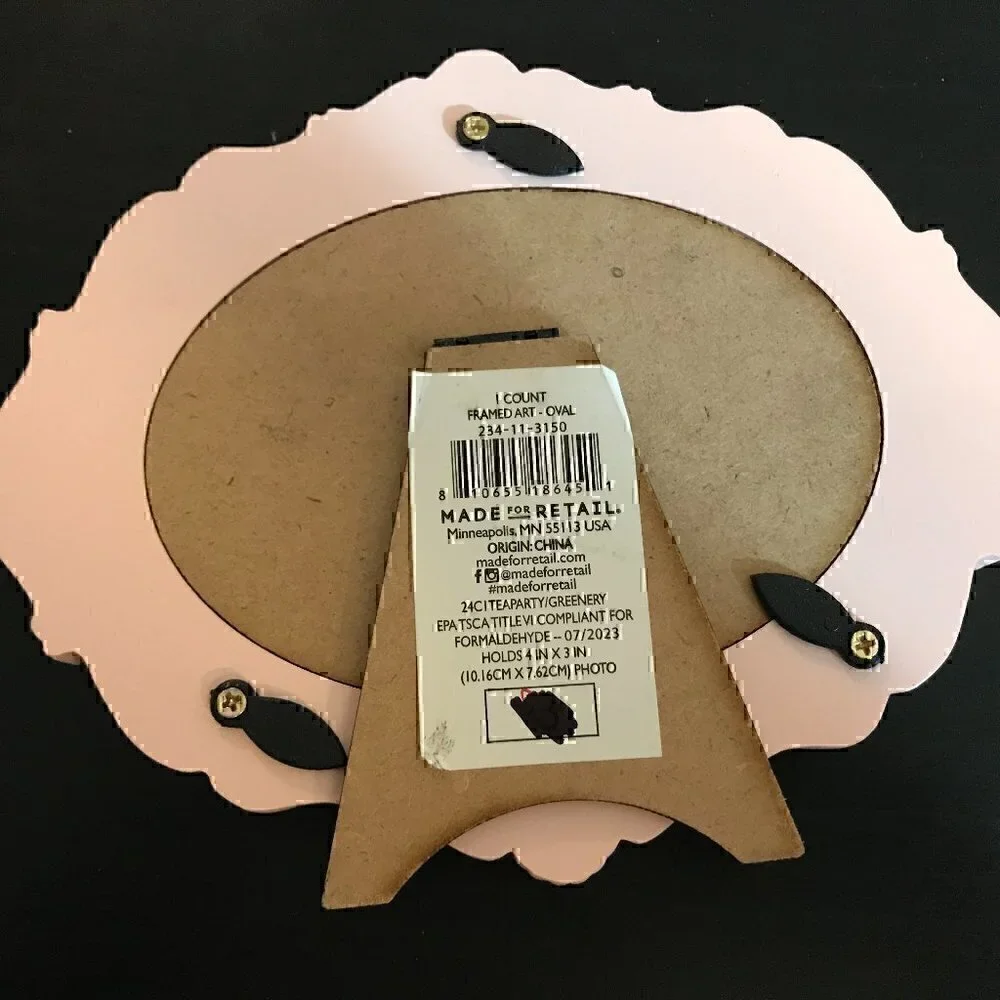 Pink Tea Time Picture Frame - Picture 2 of 3